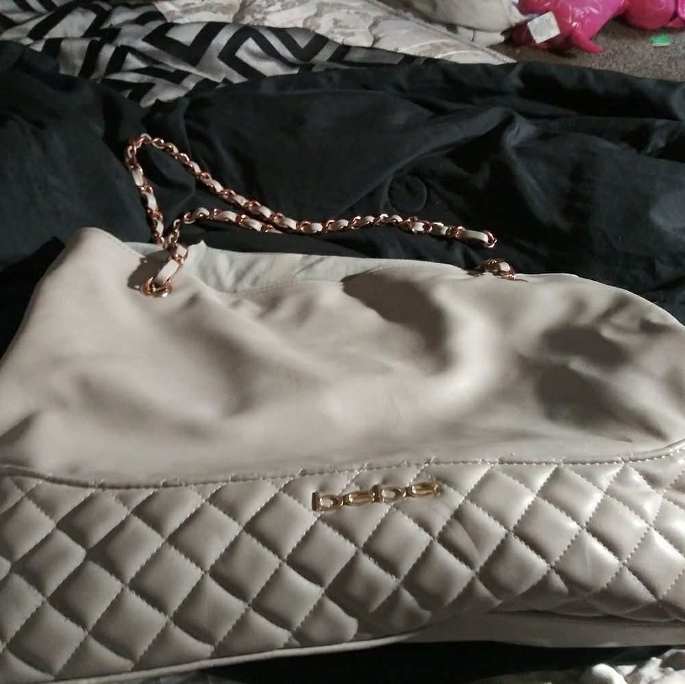 BEBE large shoulder purse